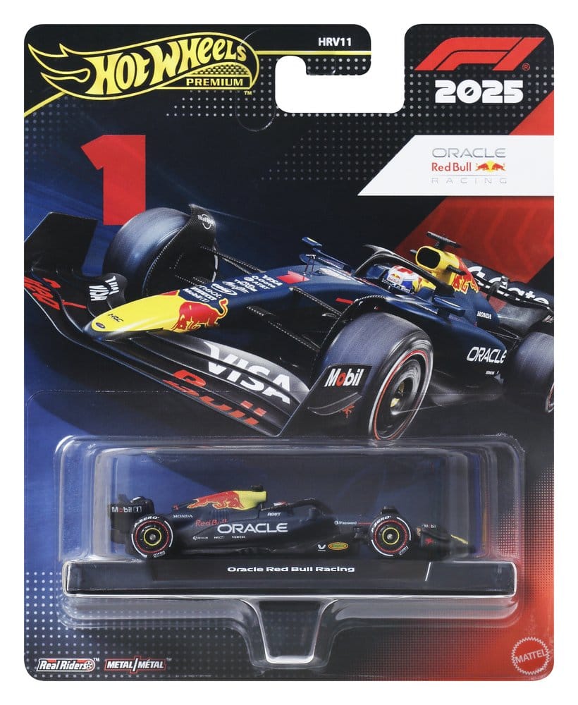 Formula 1 Hot Wheels Premium Die Cast Vehicle 1 64 Team Red Bull Driver 1 Mattel