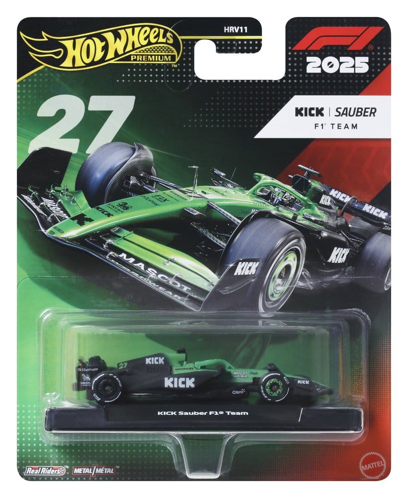 Formula 1 Hot Wheels Premium Die Cast Vehicle 1 64 Team Sauber Driver 1 Mattel
