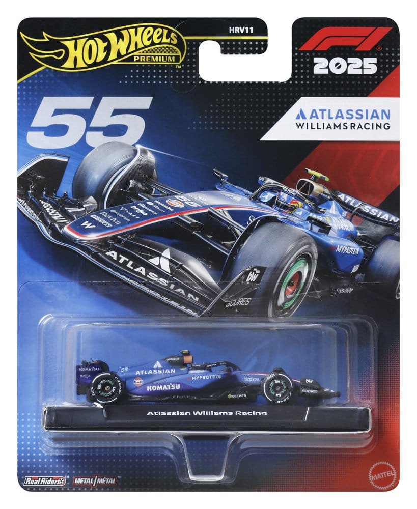 Formula 1 Hot Wheels Premium Die Cast Vehicle 1 64 Team Williams Driver 1 Mattel