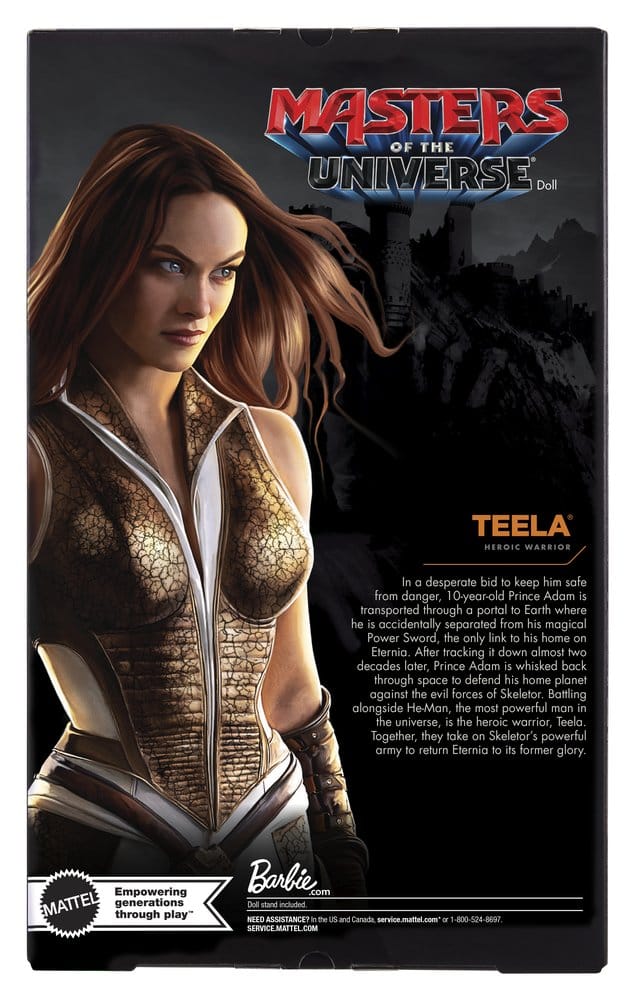 Masters of the Universe Movie 2026 Barbie Signature Doll Teela Mattel