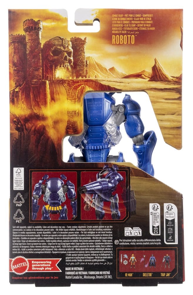 Masters of the Universe 2026 Movie Feature Action Figure Combat Ready Roboto Mattel