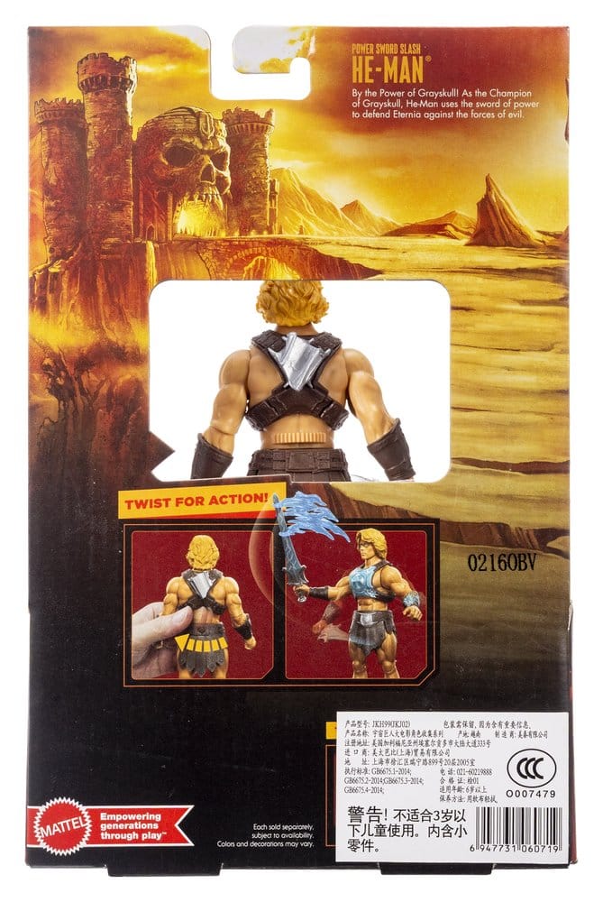 Masters of the Universe 2026 Movie Feature Action Figure He-Man Mattel