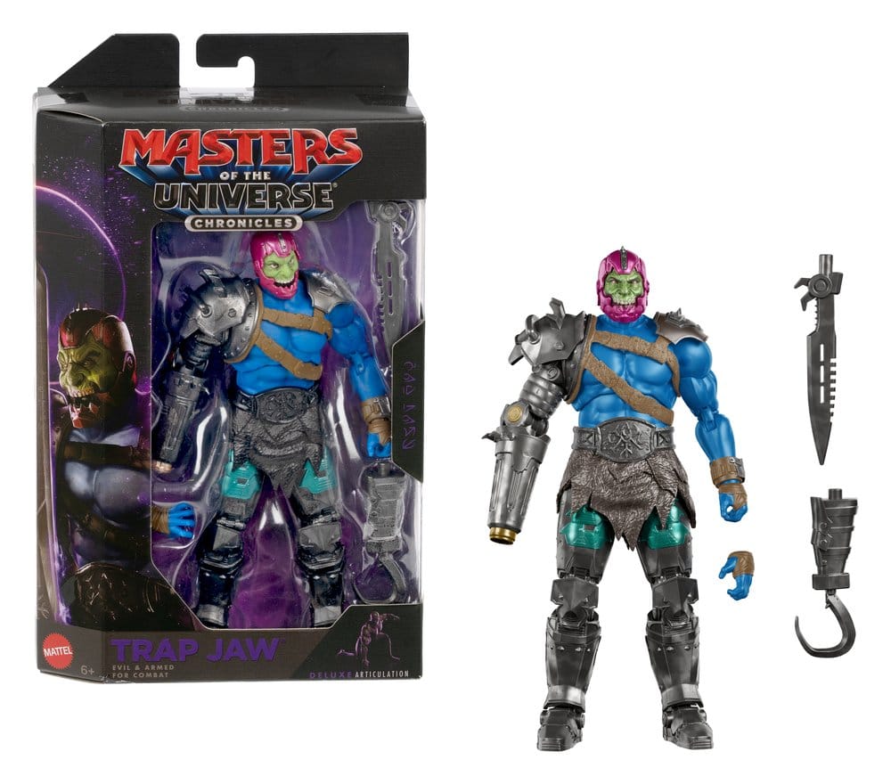 Masters of the Universe 2026 Movie Chronicles Action Figure Trap Jaw Mattel