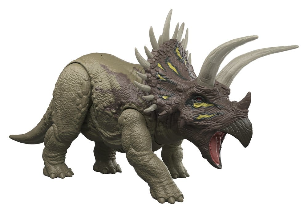 Jurassic World Survival Action Figure Wild Roar Triceratops Mattel