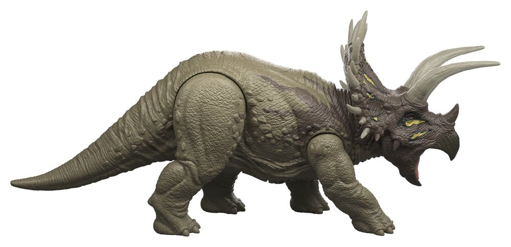 Jurassic World Survival Action Figure Wild Roar Triceratops Mattel