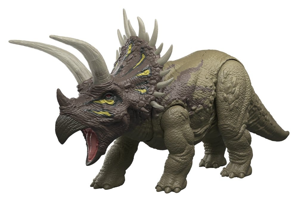 Jurassic World Survival Action Figure Wild Roar Triceratops Mattel