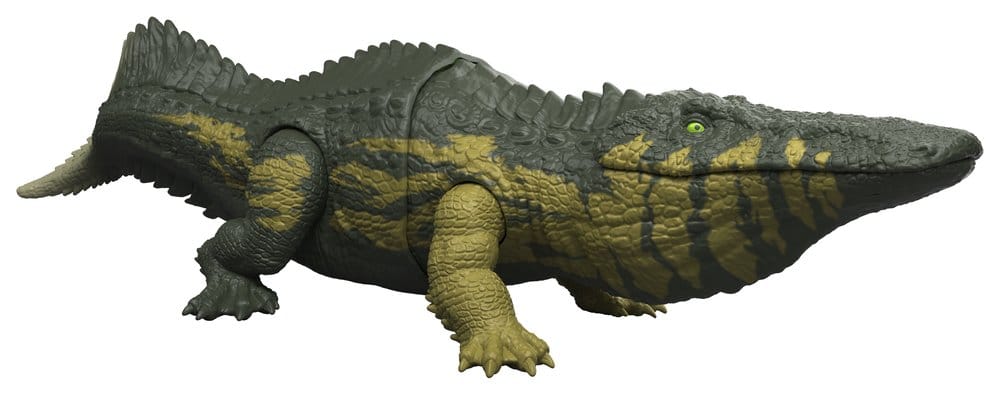 Jurassic World Survival Action Figure Wild Roar Stomatosuchus Mattel