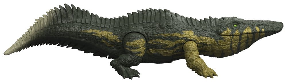 Jurassic World Survival Action Figure Wild Roar Stomatosuchus Mattel