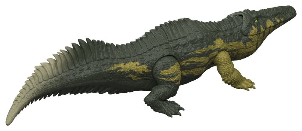 Jurassic World Survival Action Figure Wild Roar Stomatosuchus Mattel