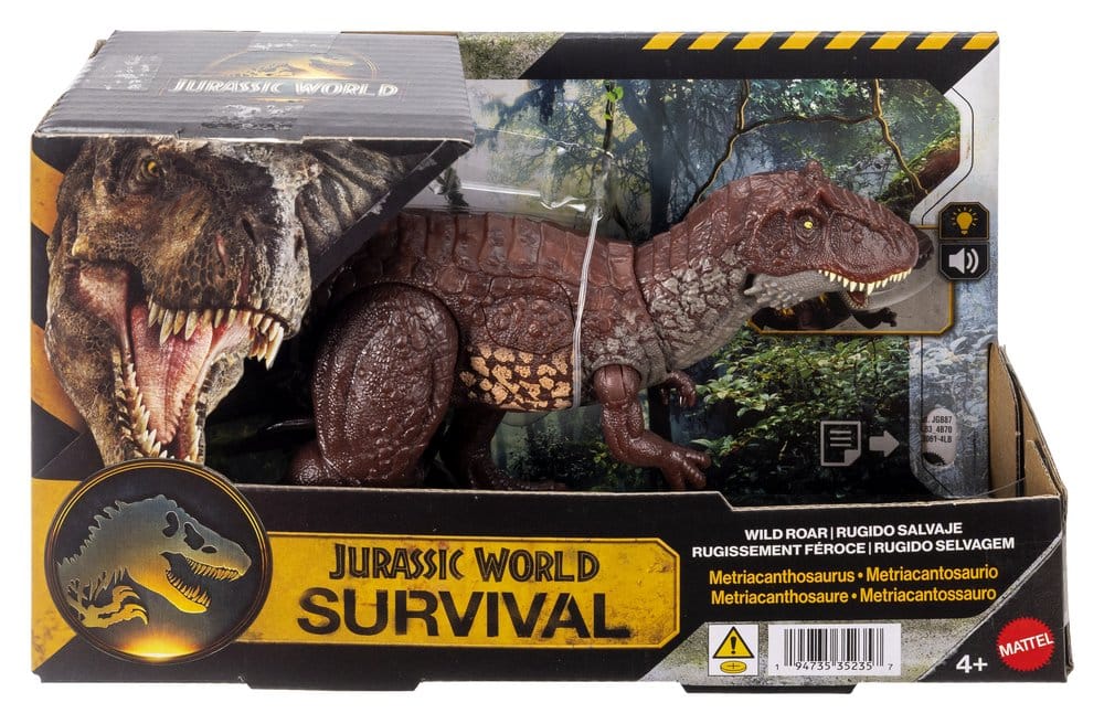 Jurassic World Survival Action Figure Wild Roar Metriacanthosaurus Mattel