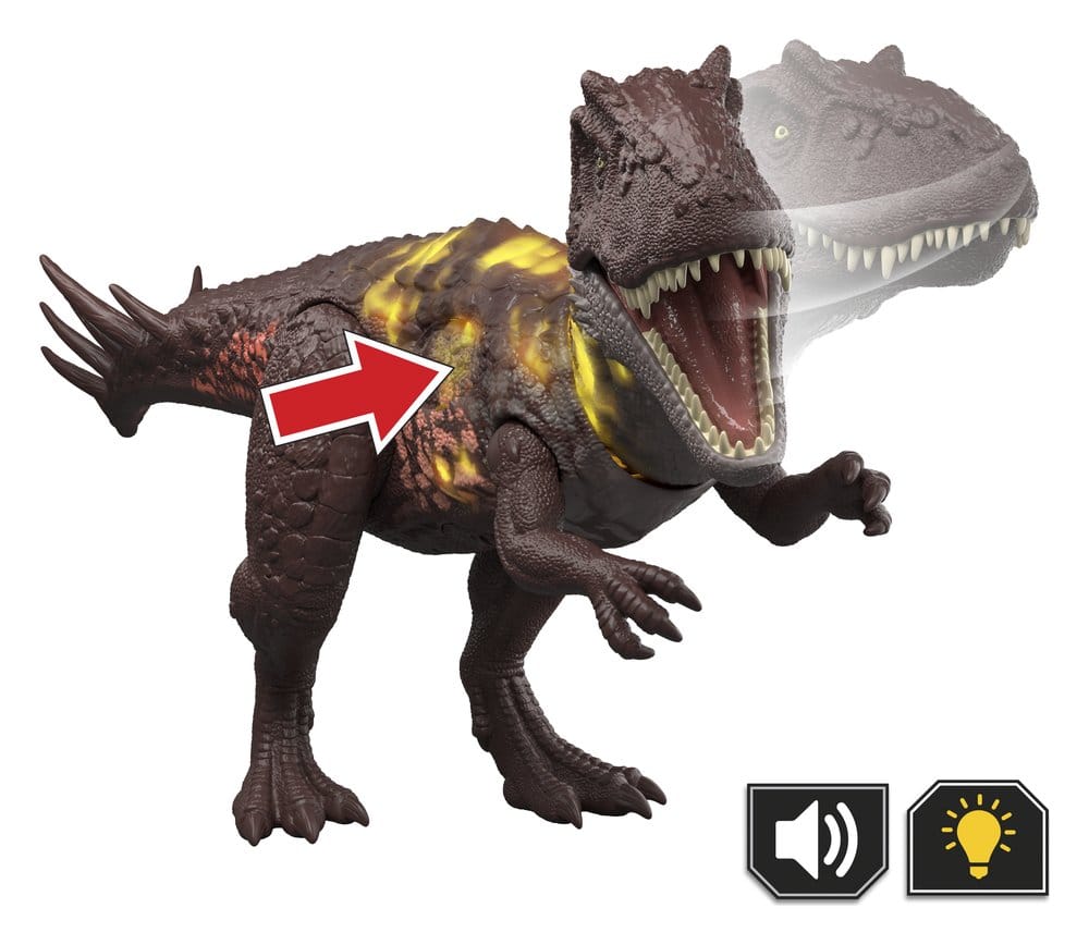 Jurassic World Survival Action Figure Wild Roar Metriacanthosaurus Mattel