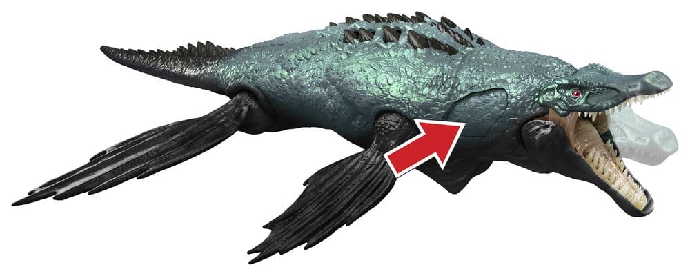 Jurassic World Survival Action Figure Gigantic Thrashers Liopleurodon Mattel