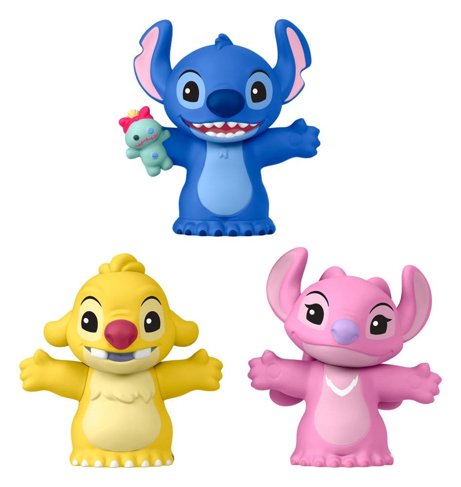 Lilo & Stitch Little People Collector Mini Figure 3 Pack Stitch & The Cousins Mattel