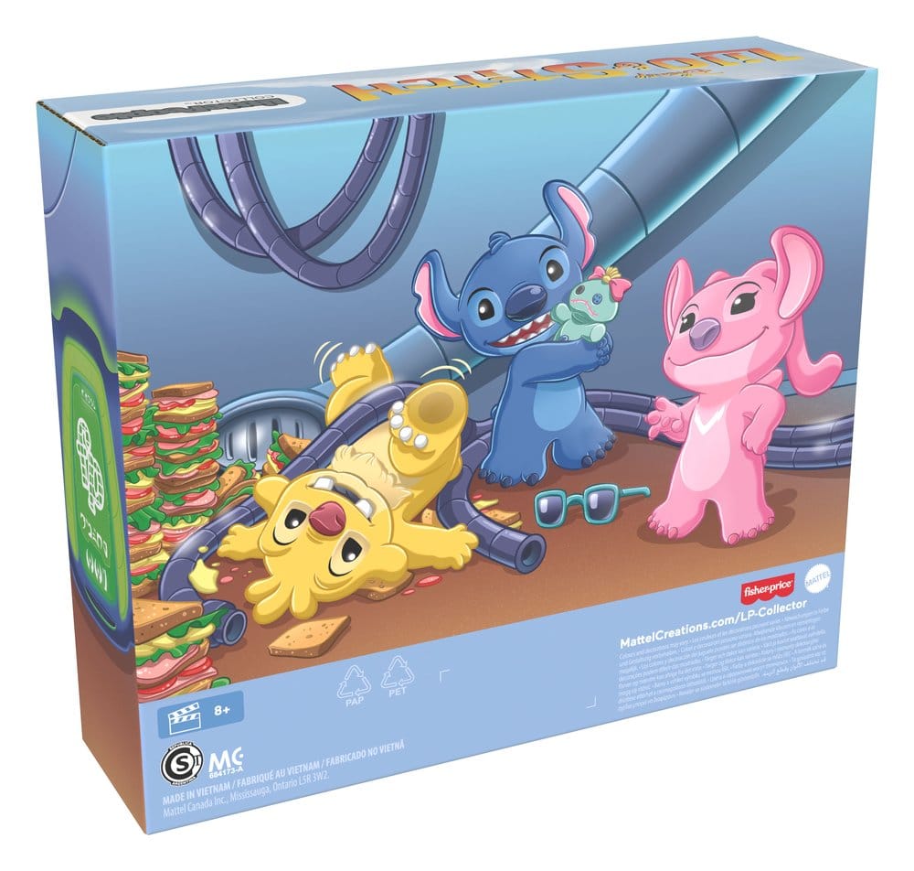 Lilo & Stitch Little People Collector Mini Figure 3 Pack Stitch & The Cousins Mattel