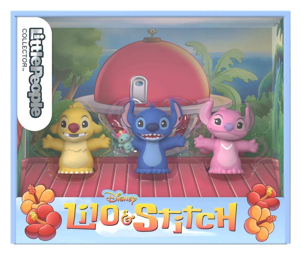 Lilo & Stitch Little People Collector Mini Figure 3 Pack Stitch & The Cousins Mattel