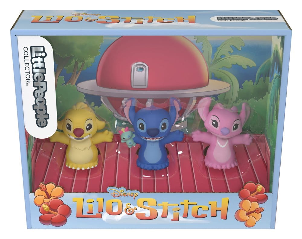 Lilo & Stitch Little People Collector Mini Figure 3 Pack Stitch & The Cousins Mattel