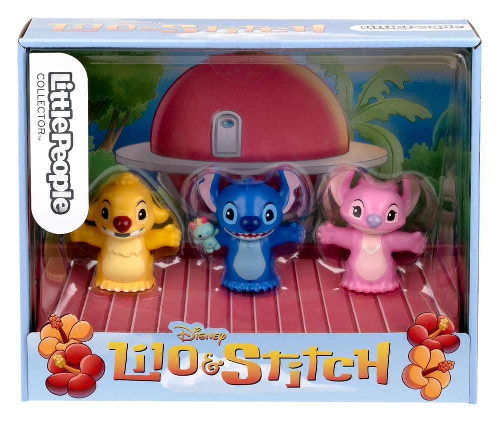 Lilo & Stitch Little People Collector Mini Figure 3 Pack Stitch & The Cousins Mattel