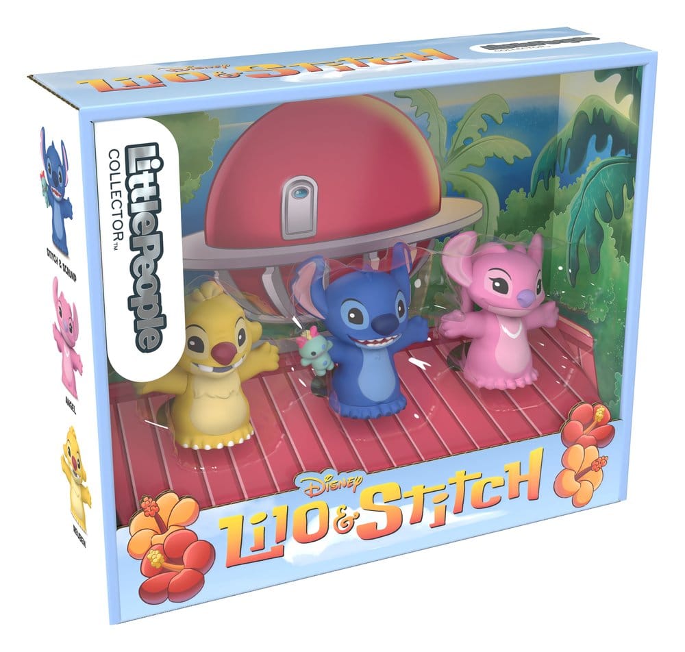 Lilo & Stitch Little People Collector Mini Figure 3 Pack Stitch & The Cousins Mattel