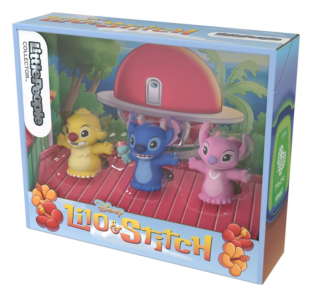 Lilo & Stitch Little People Collector Mini Figure 3 Pack Stitch & The Cousins Mattel
