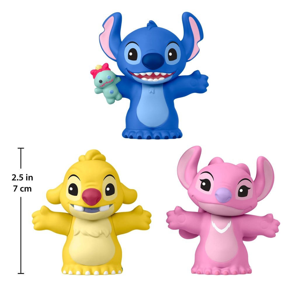 Lilo & Stitch Little People Collector Mini Figure 3 Pack Stitch & The Cousins Mattel