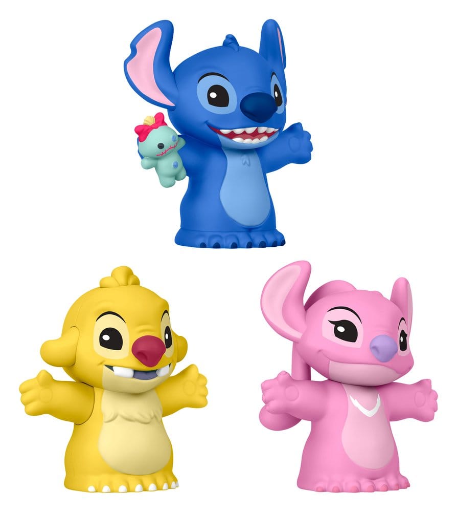 Lilo & Stitch Little People Collector Mini Figure 3 Pack Stitch & The Cousins Mattel
