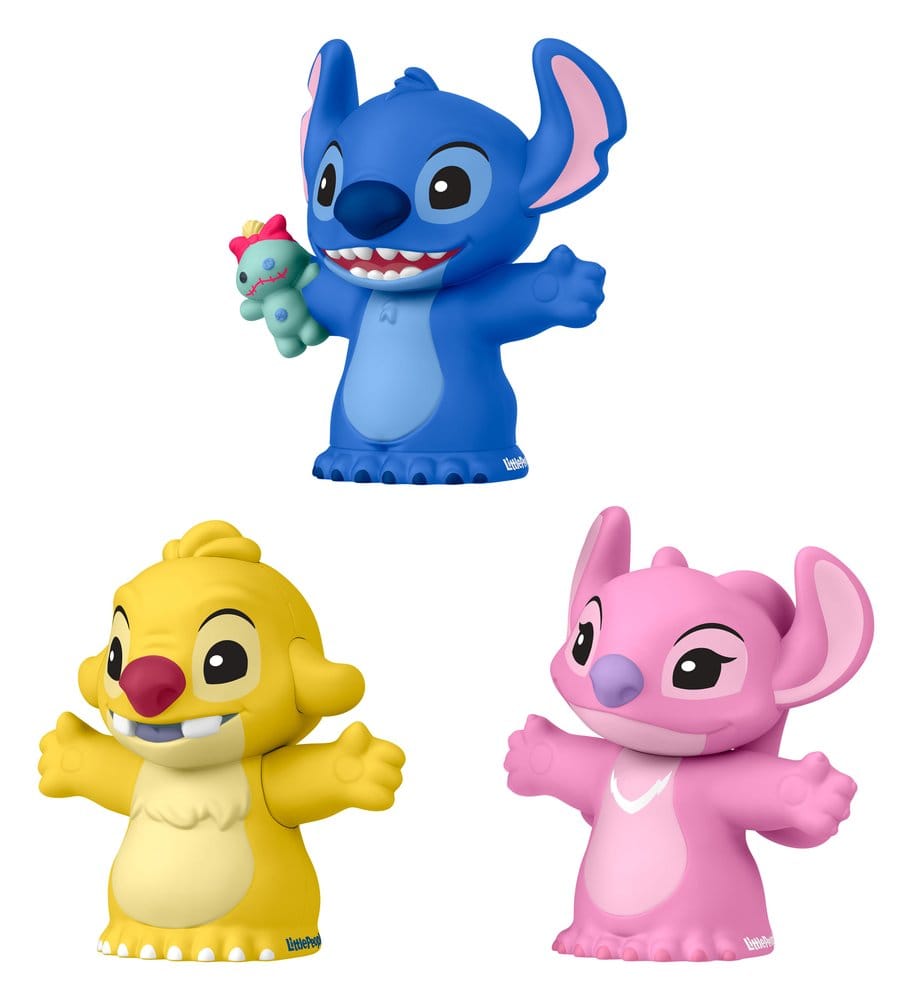 Lilo & Stitch Little People Collector Mini Figure 3 Pack Stitch & The Cousins Mattel