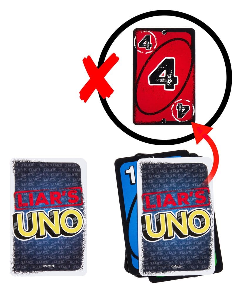 Liar's UNO Card Game Mattel