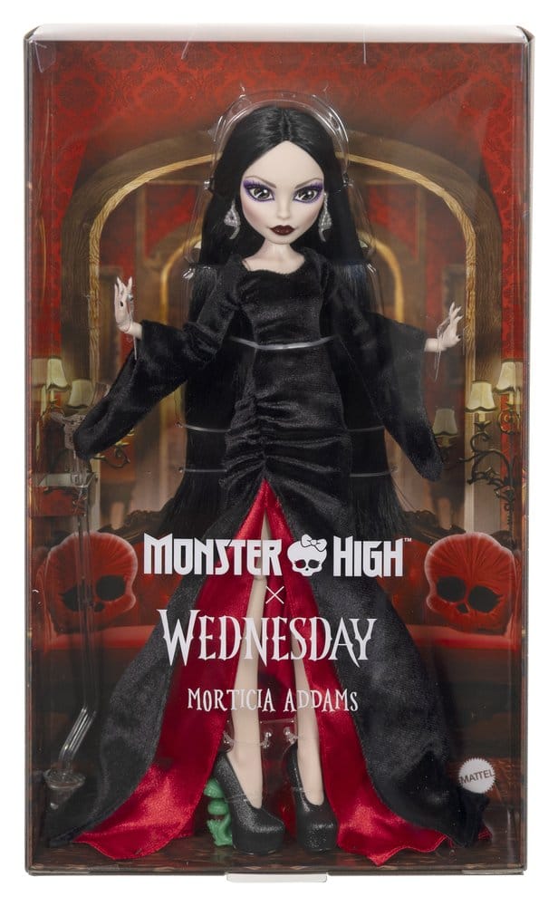 Monster High x Wednesday Collector Doll Morticia Addams Mattel