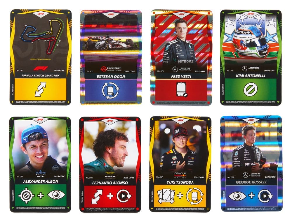 Formula 1 UNO Card Game Elite F1 Starter Set Mattel