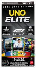 Formula 1 UNO Card Game Elite F1 Booster Set Mattel