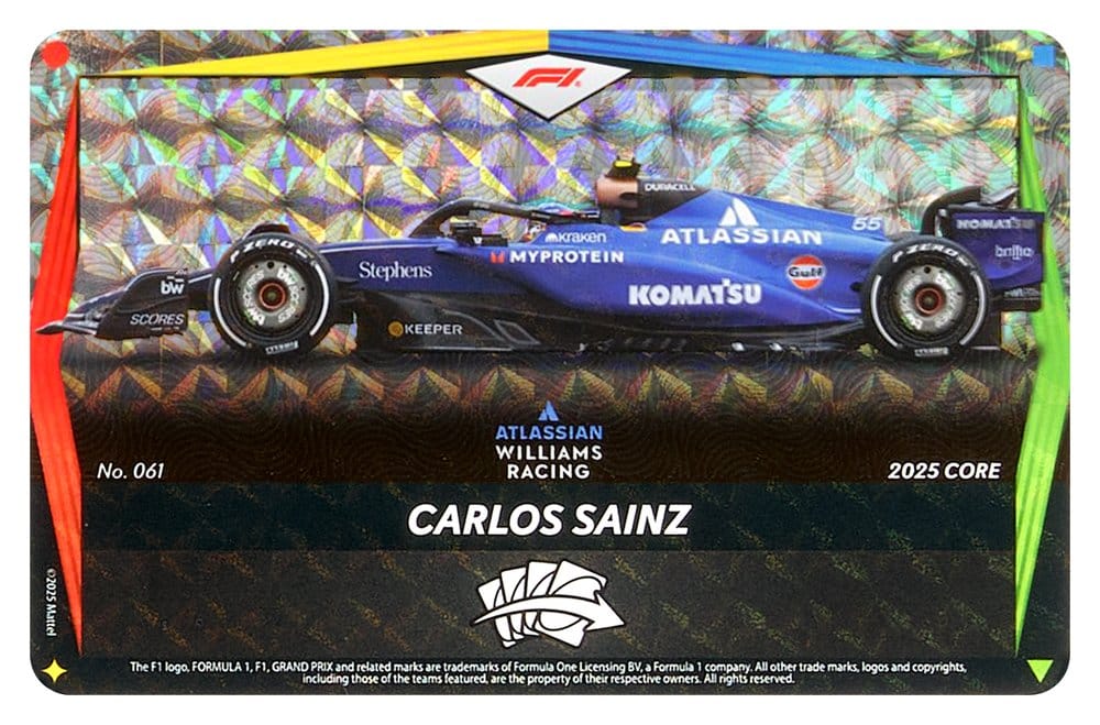 Formula 1 UNO Card Game Elite F1 Booster Set Mattel