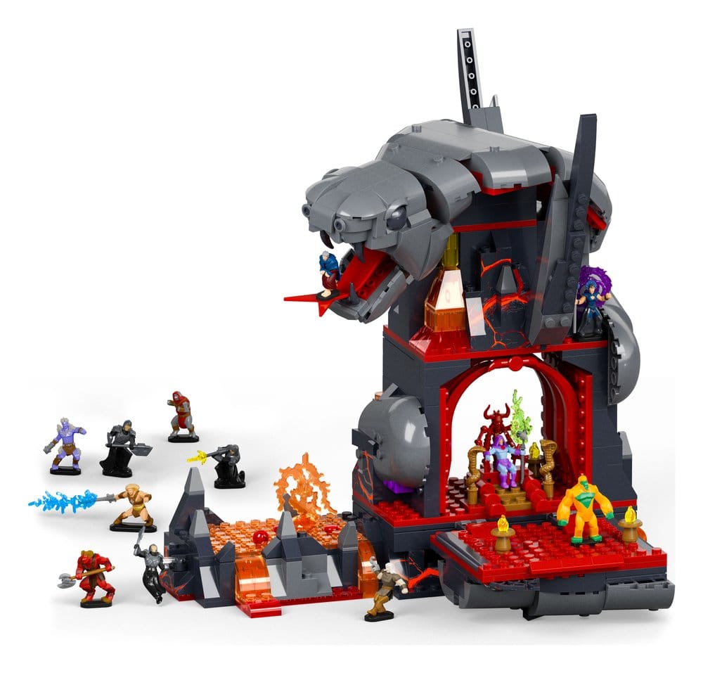 Masters of the Universe Mattel Brick Shop Construction Set Snake Mountain Mattel