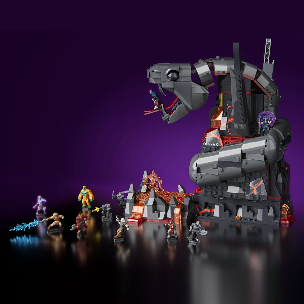 Masters of the Universe Mattel Brick Shop Construction Set Snake Mountain Mattel