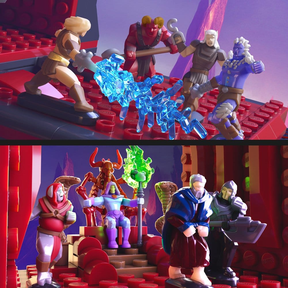 Masters of the Universe Mattel Brick Shop Construction Set Snake Mountain Mattel