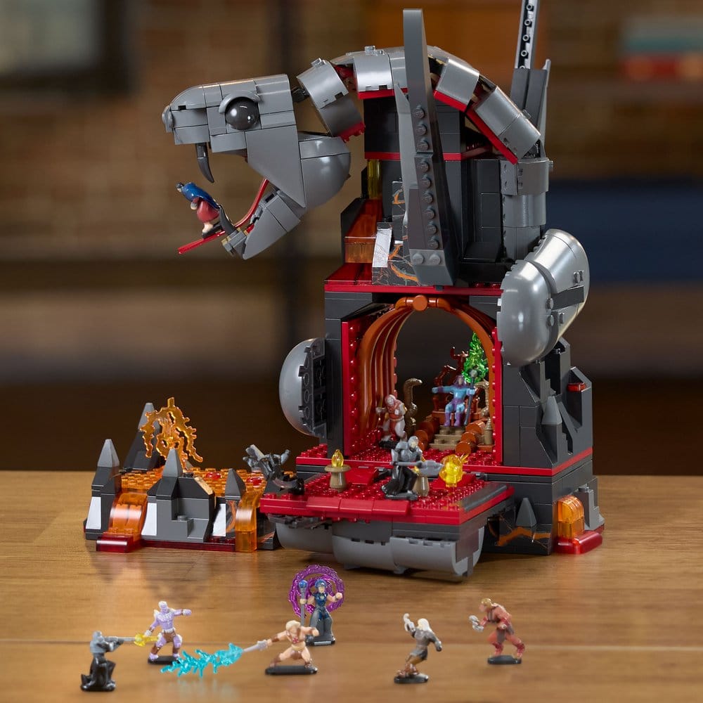 Masters of the Universe Mattel Brick Shop Construction Set Snake Mountain Mattel