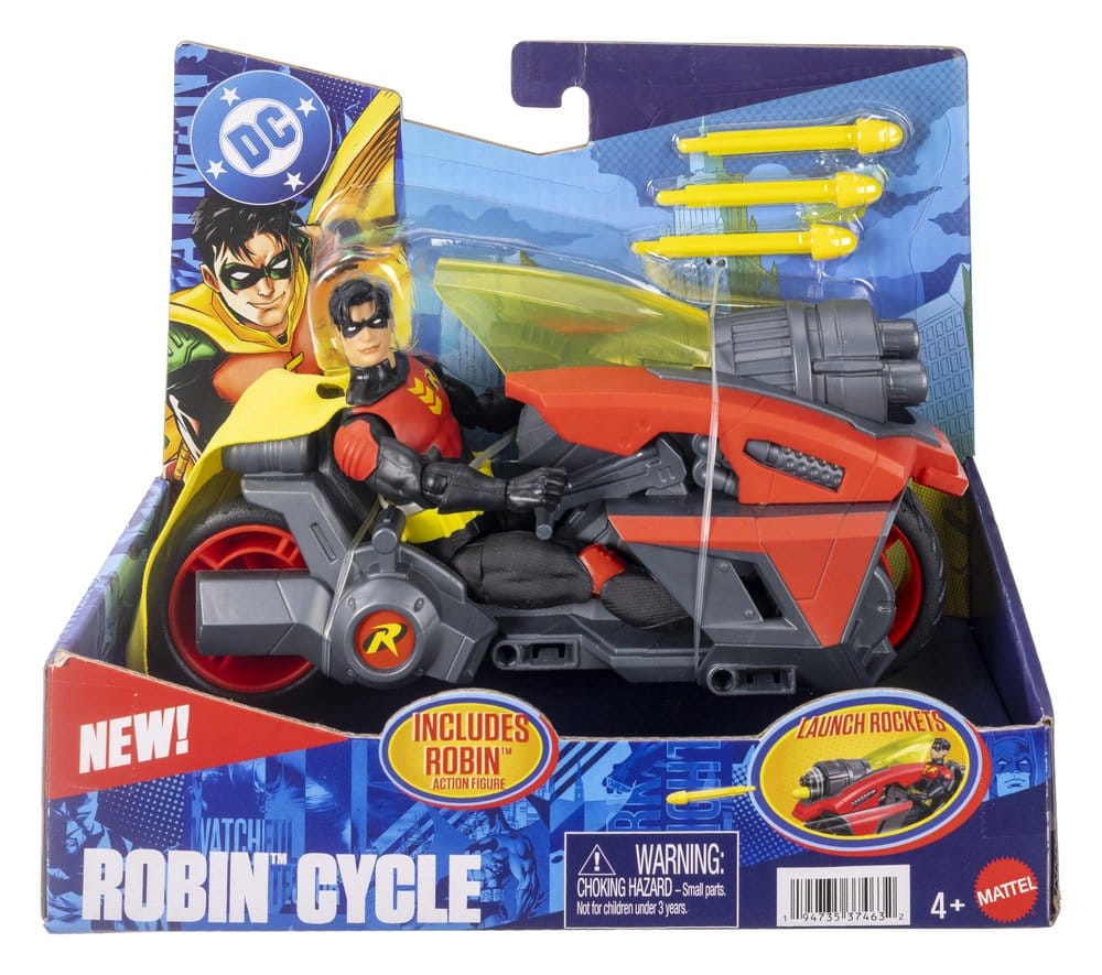 DC Premier Vehicle Robin Cycle Mattel