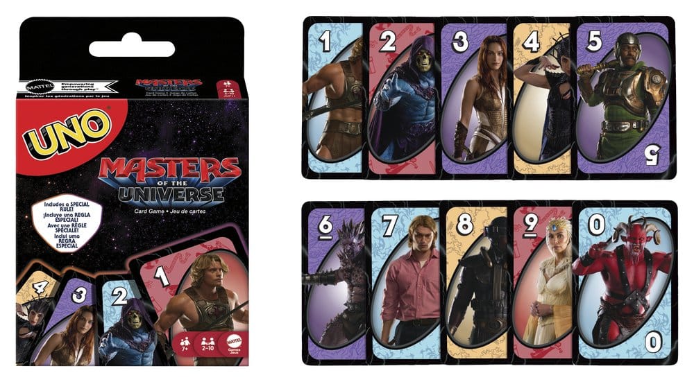 Masters of the Universe 2026 Movie UNO Card Game Mattel