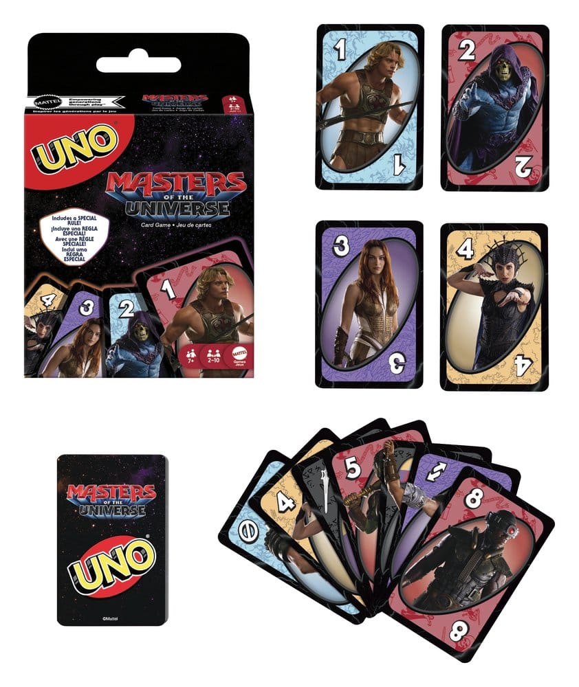 Masters of the Universe 2026 Movie UNO Card Game Mattel