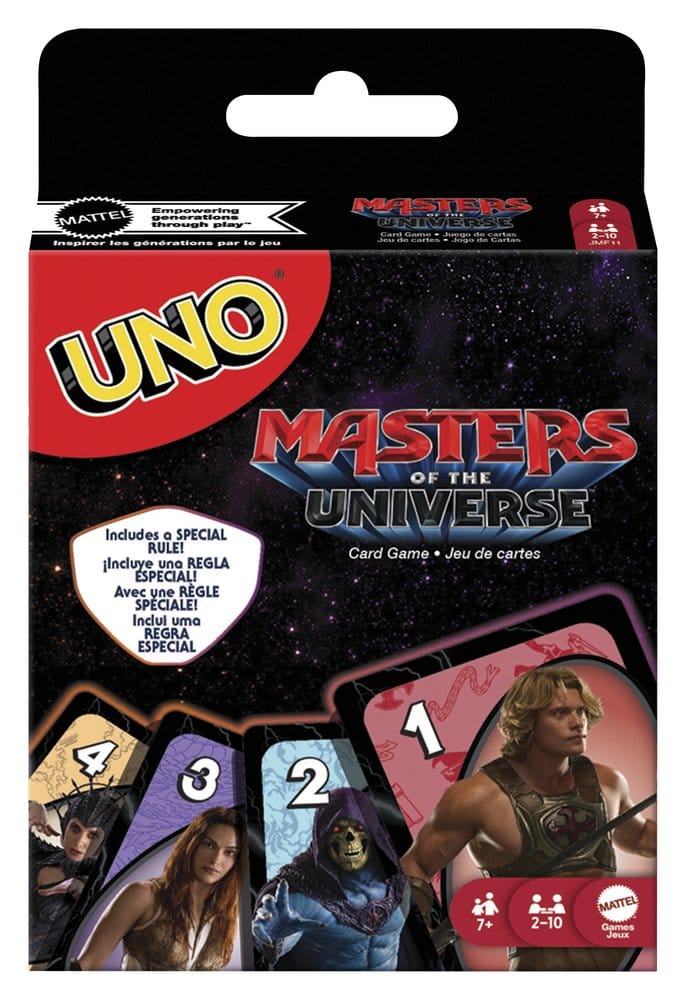 Masters of the Universe 2026 Movie UNO Card Game Mattel