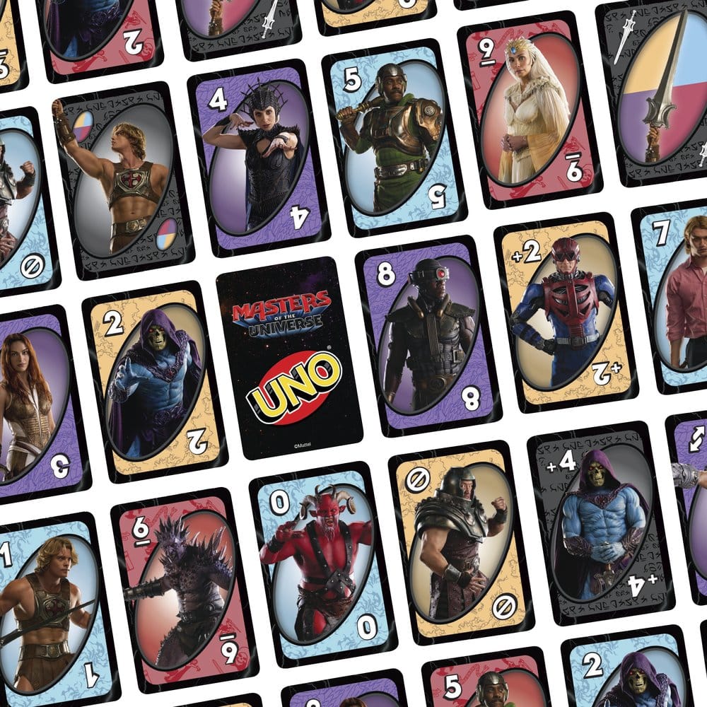 Masters of the Universe 2026 Movie UNO Card Game Mattel