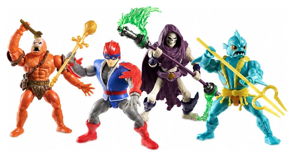 Masters of the Universe Origins Action Figure 4 Pack Battle for Subternia Mattel