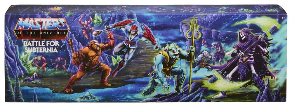 Masters of the Universe Origins Action Figure 4 Pack Battle for Subternia Mattel