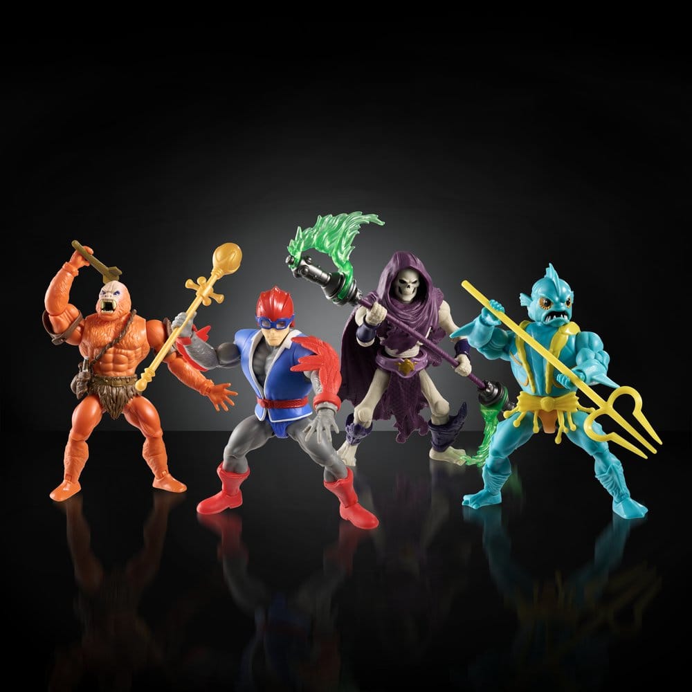 Masters of the Universe Origins Action Figure 4 Pack Battle for Subternia Mattel