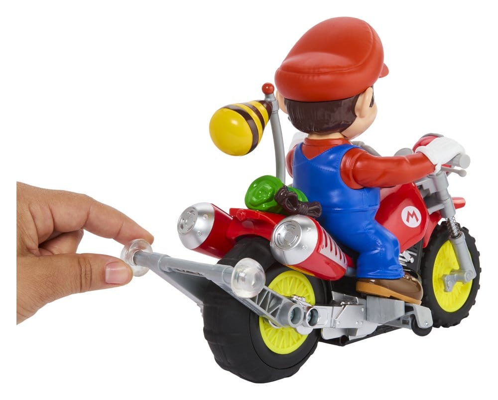 The Super Mario Galaxy Movie Hot Wheels RC Vehicle Mario Wheelie Motocross Mattel