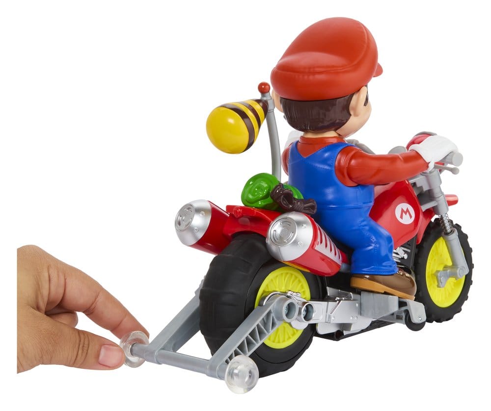 The Super Mario Galaxy Movie Hot Wheels RC Vehicle Mario Wheelie Motocross Mattel