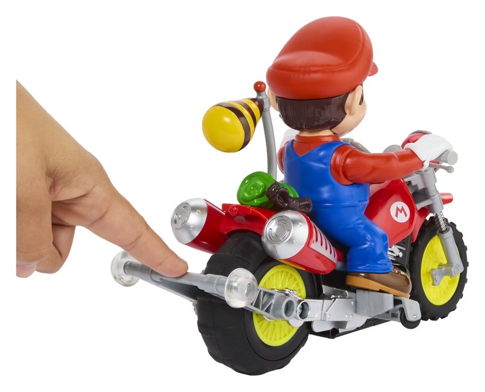 The Super Mario Galaxy Movie Hot Wheels RC Vehicle Mario Wheelie Motocross Mattel
