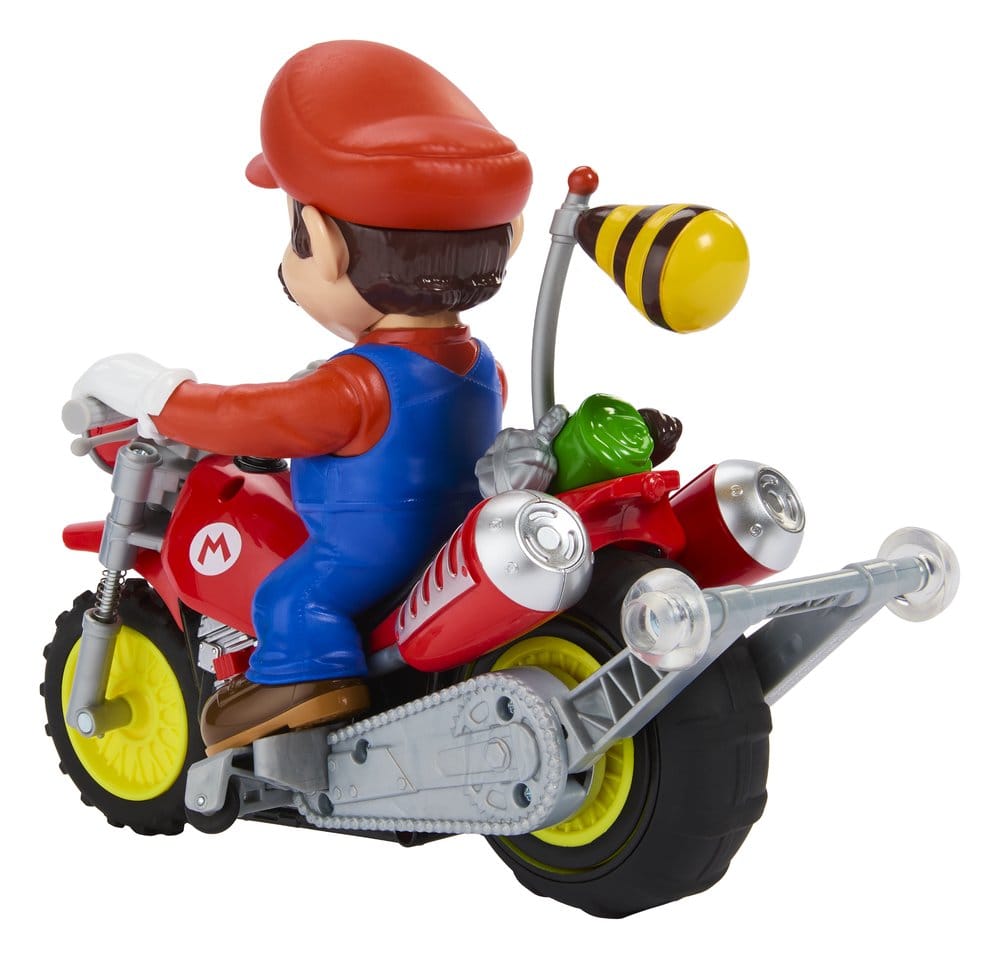 The Super Mario Galaxy Movie Hot Wheels RC Vehicle Mario Wheelie Motocross Mattel
