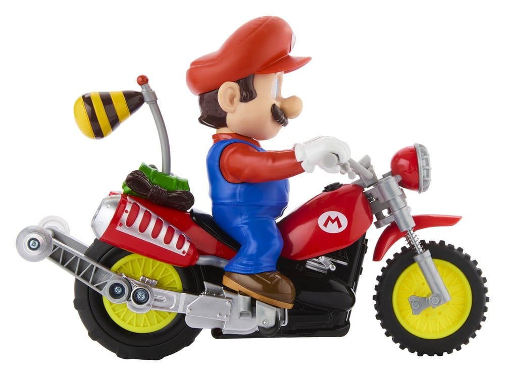 The Super Mario Galaxy Movie Hot Wheels RC Vehicle Mario Wheelie Motocross Mattel