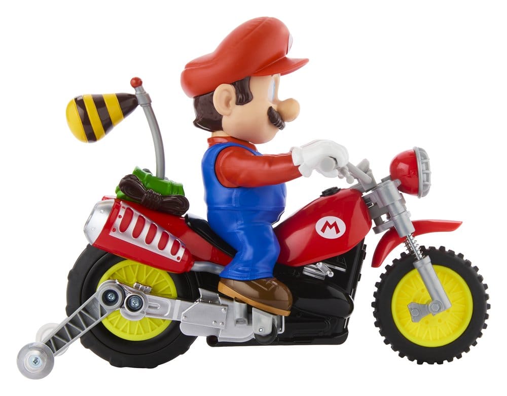 The Super Mario Galaxy Movie Hot Wheels RC Vehicle Mario Wheelie Motocross Mattel