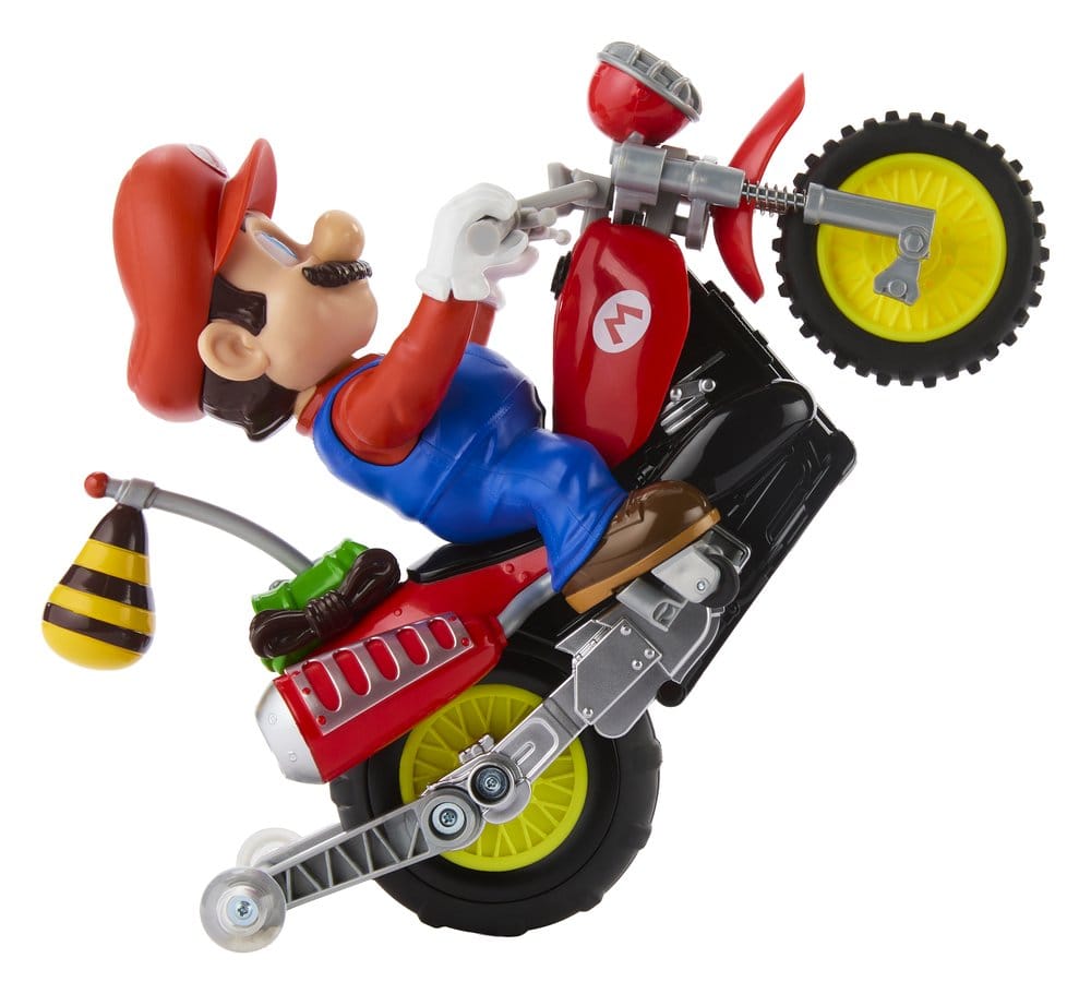 The Super Mario Galaxy Movie Hot Wheels RC Vehicle Mario Wheelie Motocross Mattel